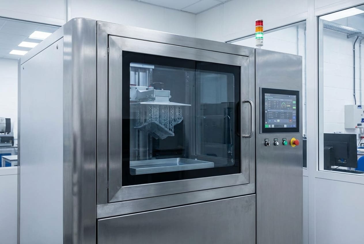 SLA-система со сканирующим лазером и прецизионной оптикой для формирования слоя полимера